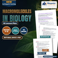 Macromolecules in Biology 5E Lesson Plan cover