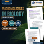 Macromolecules in Biology 5E Lesson Plan cover