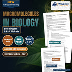 Macromolecules in Biology Bell Ringers & Exit Tickets cover