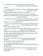 Macromolecules in Biology Fill-in-the-Blank Vocabulary Worksheet sample page