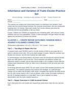 Maryland MISA Inheritance and Variation of Traits Cluster Practice Set sample page