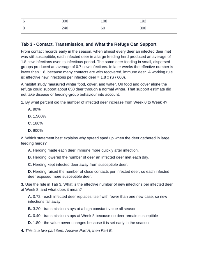 Maryland MISA Interdependent Relationships in Ecosystems Cluster Practice Set sample page