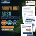 Maryland MISA Matter and Energy in Organisms and Ecosystems Cluster Practice Set cover