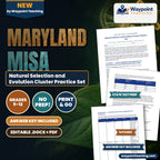 Maryland MISA Natural Selection and Evolution Cluster Practice Set cover
