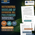 Mathematical Modeling of Exponential Cell Proliferation Reading Worksheet cover