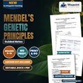 Mendel’s Genetic Principles Guided Notes cover