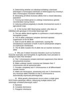 Mendel’s Genetic Principles Lesson Quiz sample page