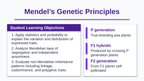 Mendel’s Genetic Principles Slide Show Presentation sample page