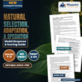 Natural Selection, Adaptation, & Speciation Model Response & Scoring Guide cover