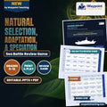 Natural Selection, Adaptation, & Speciation Sea Battle Review Game cover