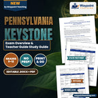 Pennsylvania Keystone Exam Overview & Teacher Guide Study Guide cover