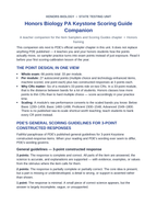 Pennsylvania Keystone Item Samplers & Scoring Guides Item Sampler & Scoring Guide sample page
