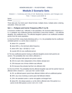 Pennsylvania Keystone Module 2: Continuity and Unity of Life Scenario Practice Set sample page