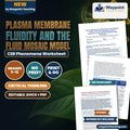 Plasma Membrane Fluidity and the Fluid Mosaic Model: Cholesterol Buffering, Integral Aquaporins, and Lipid Raft Dynamics CER Phenomena Worksheet cover