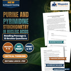 Purine and Pyrimidine Stoichiometry in Nucleic Acids Reading Worksheet cover