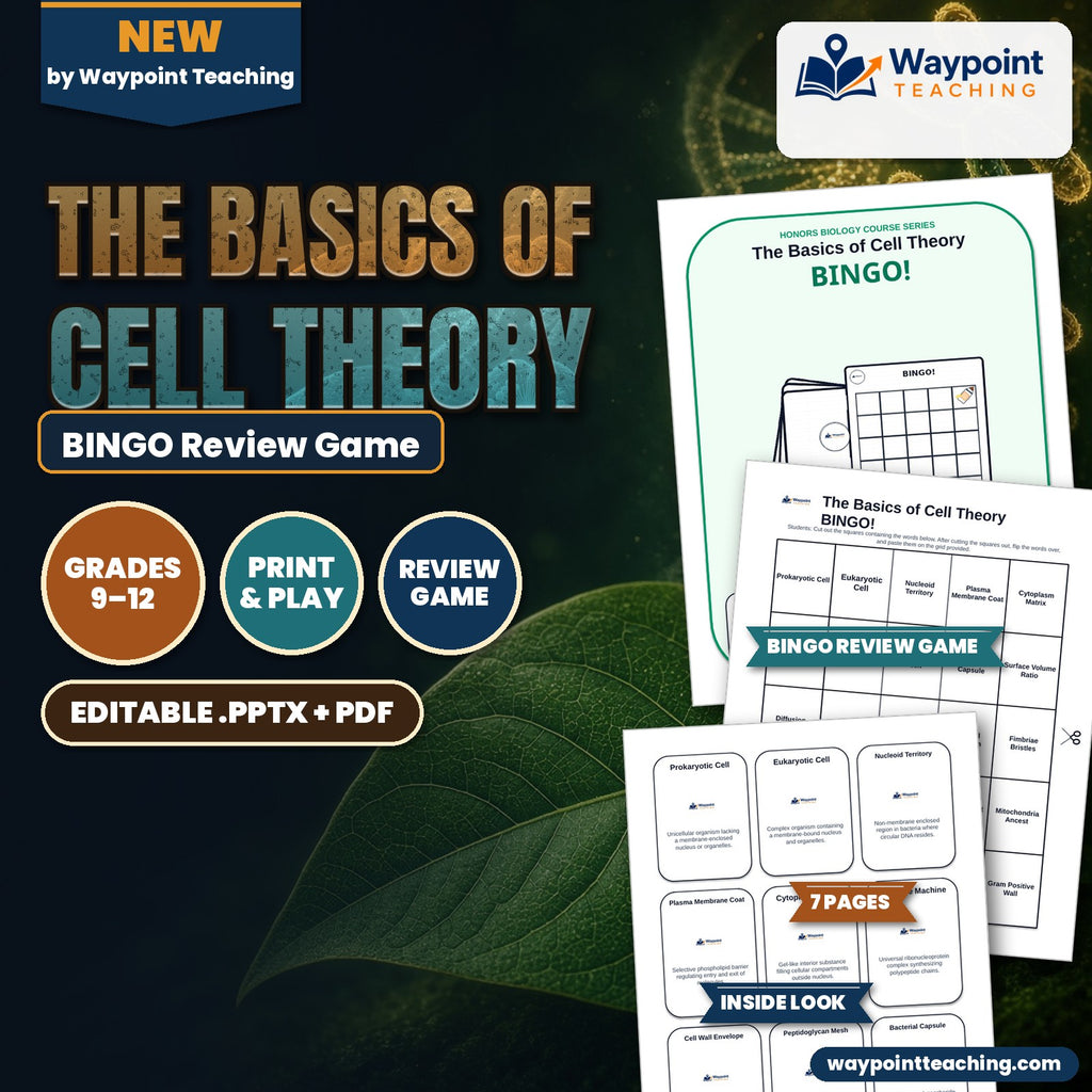 The Basics of Cell Theory BINGO Review Game cover