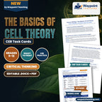 The Basics of Cell Theory CER Task Cards cover