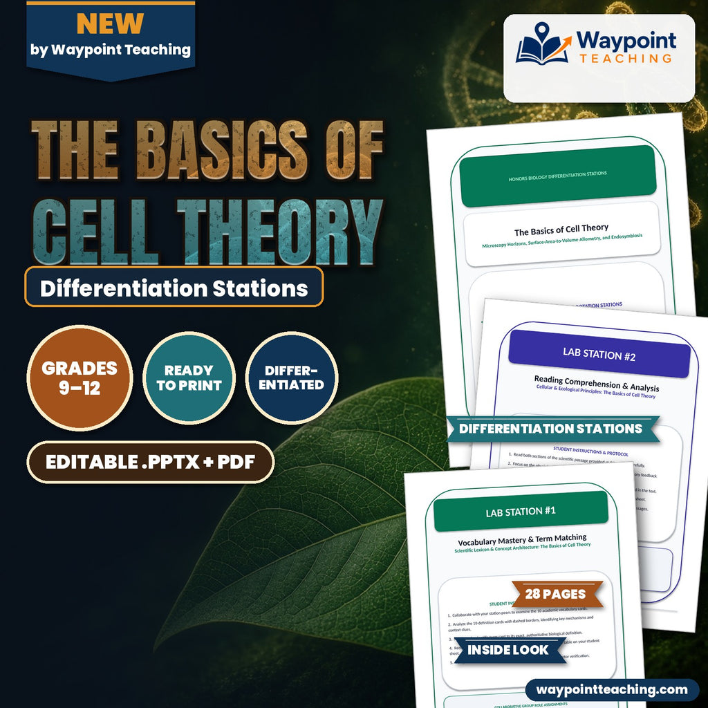 The Basics of Cell Theory Differentiation Stations cover