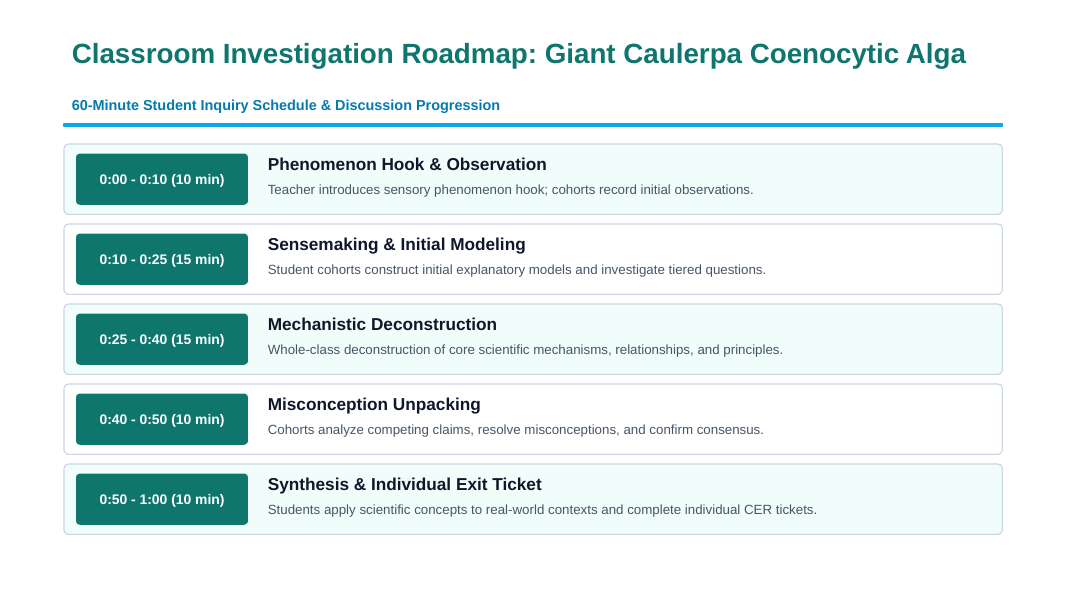 The Basics of Cell Theory Phenomena-Based Lesson: The Meter-Long Single Cell: Caulerpa's Giant Coenocytic Architecture Presentation sample page