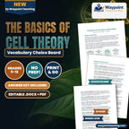The Basics of Cell Theory Vocabulary Choice Board cover