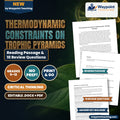Thermodynamic Constraints on Trophic Pyramids Reading Worksheet cover