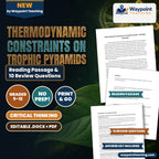 Thermodynamic Constraints on Trophic Pyramids Reading Worksheet cover