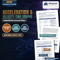 Acceleration & Velocity-Time Graphs Substitute Lesson Plan cover