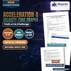 Acceleration & Velocity-Time Graphs Truth or Lie Challenge cover