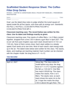 Aerodynamic Drag & Trajectory Modeling Scaffolded Phenomena-Based Lesson: The Coffee-Filter Drop Series Student Response Sheet sample page
