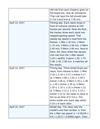 Aerodynamic Drag & Trajectory Modeling Scaffolded Phenomena-Based Lesson: The Coffee-Filter Drop Series Student Response Sheet sample page