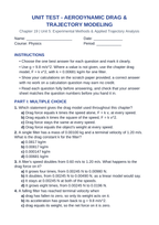 Aerodynamic Drag & Trajectory Modeling Unit Test sample page