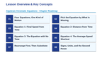 Algebraic Kinematic Equations Slide Show Presentation sample page