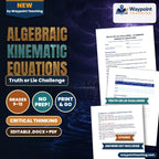 Algebraic Kinematic Equations Truth or Lie Challenge cover