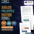 Angled Projectile Motion Bell Ringers & Exit Tickets cover