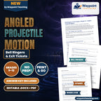 Angled Projectile Motion Bell Ringers & Exit Tickets cover