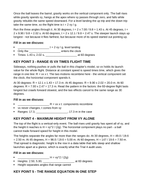 Angled Projectile Motion Guided Notes sample page
