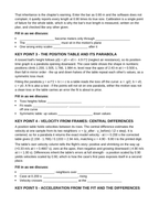 Digital Video Motion Analysis Guided Notes sample page