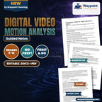 Digital Video Motion Analysis Guided Notes cover
