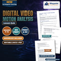 Digital Video Motion Analysis Lesson Quiz cover