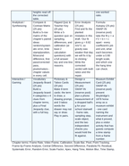 Digital Video Motion Analysis Vocabulary Choice Board sample page