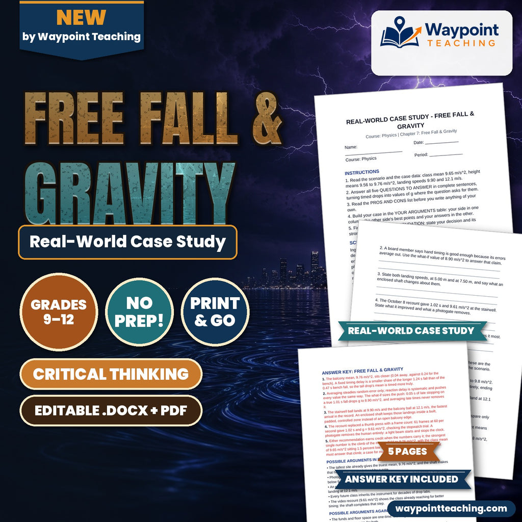 Free Fall & Gravity Real-World Case Study cover