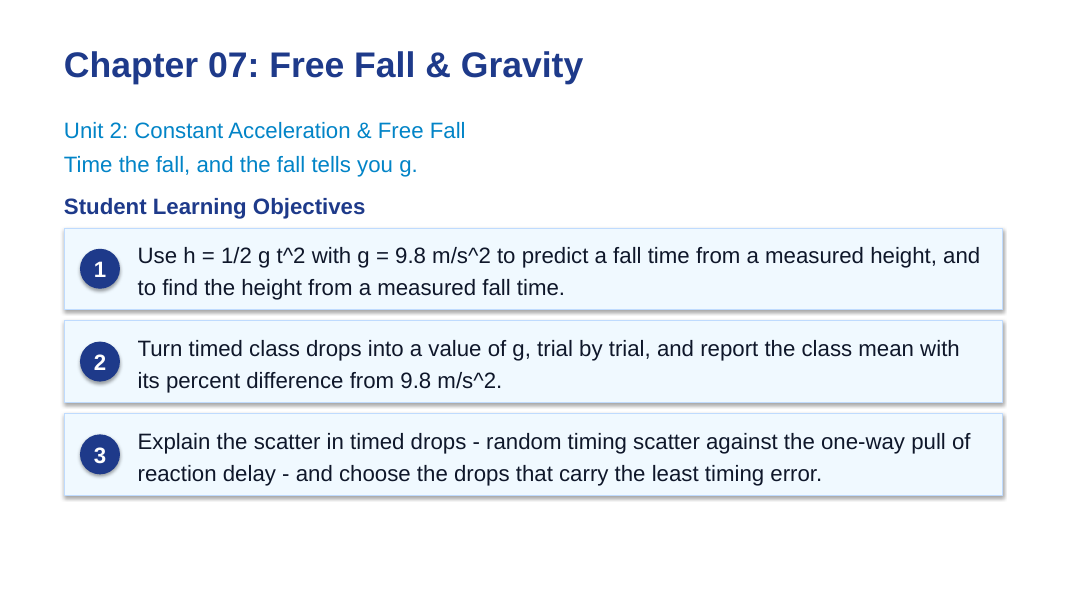 Free Fall & Gravity Slide Show Presentation sample page