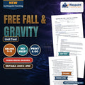 Free Fall & Gravity Spanish Unit Test cover