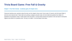 Free Fall & Gravity Trivia Board Game sample page