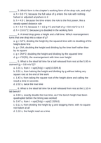 Free Fall & Gravity Unit Test sample page