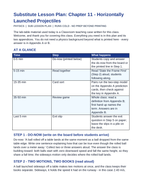 Horizontally Launched Projectiles Substitute Lesson Plan sample page