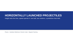 Horizontally Launched Projectiles Substitute Slideshow & Teacher Guide sample page