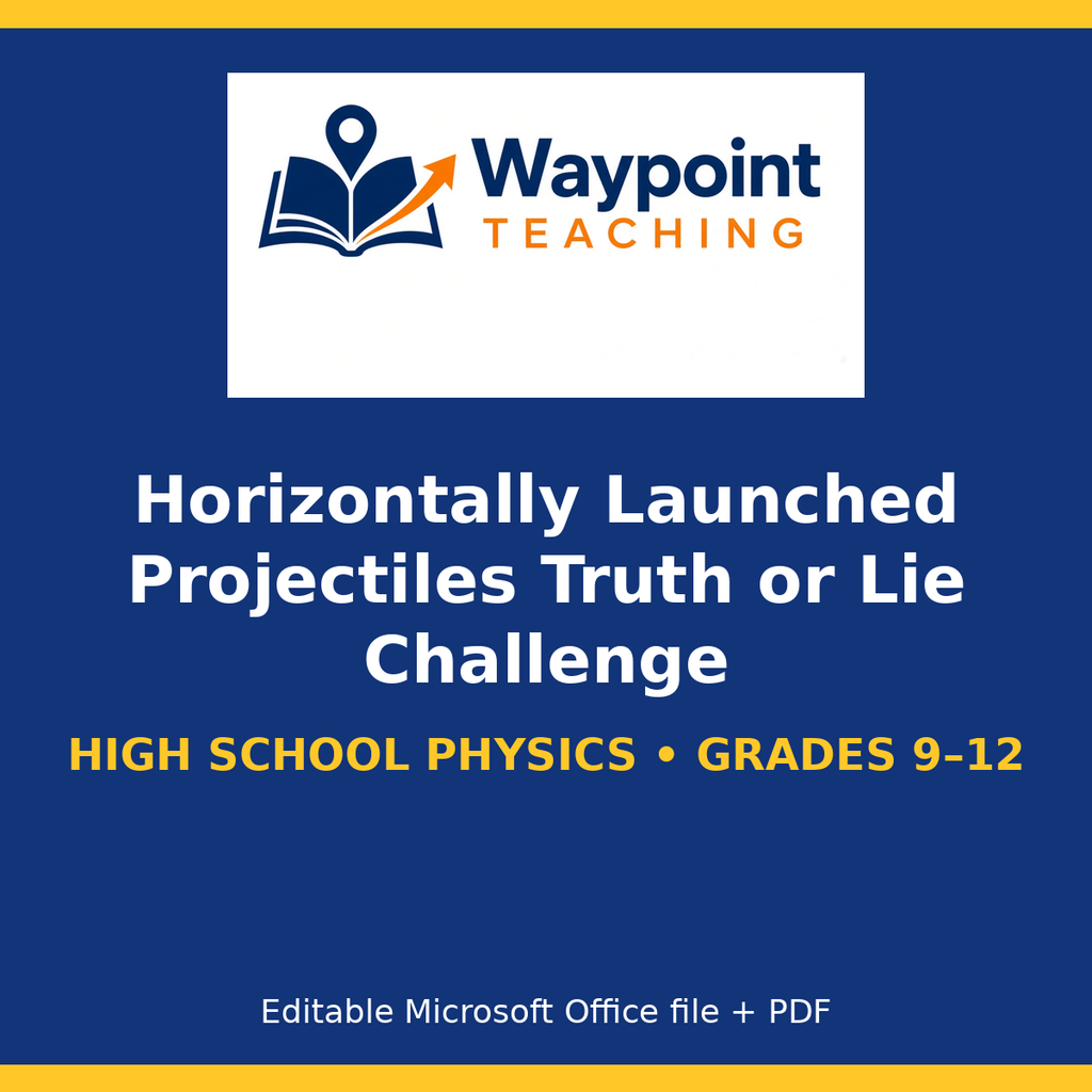 Horizontally Launched Projectiles Truth or Lie Challenge cover