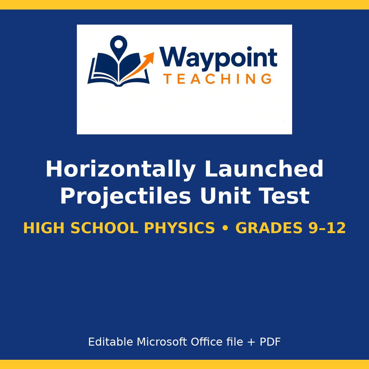 Horizontally Launched Projectiles Unit Test cover