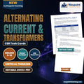 Alternating Current & Transformers CER Task Cards cover